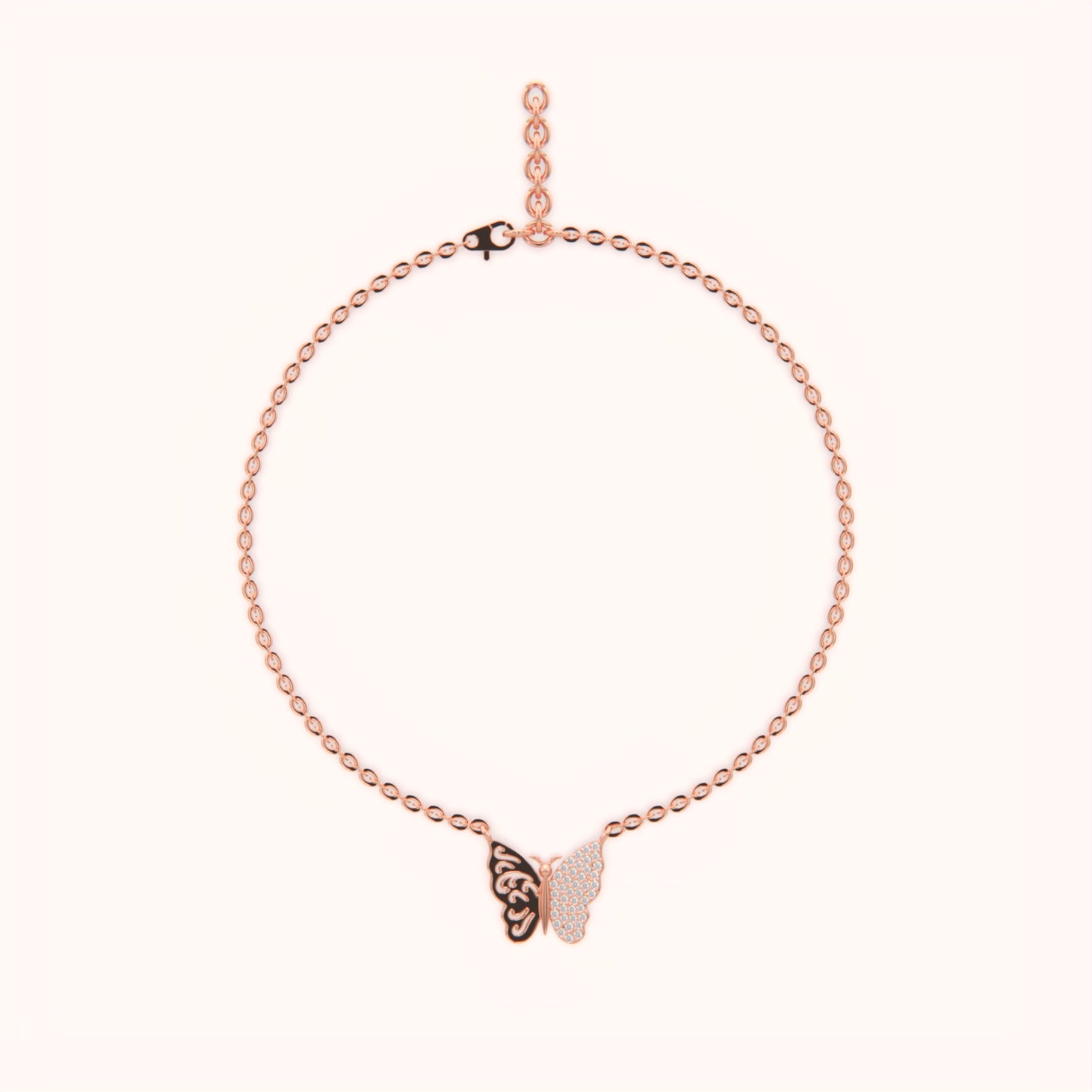 Radiant Butterfly Silver Bracelet