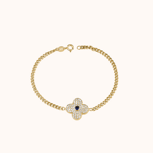 Shimmering Clover Bracelet - KYMEE