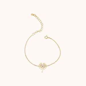 Heart Style Flower Charm Bracelet - KYMEE