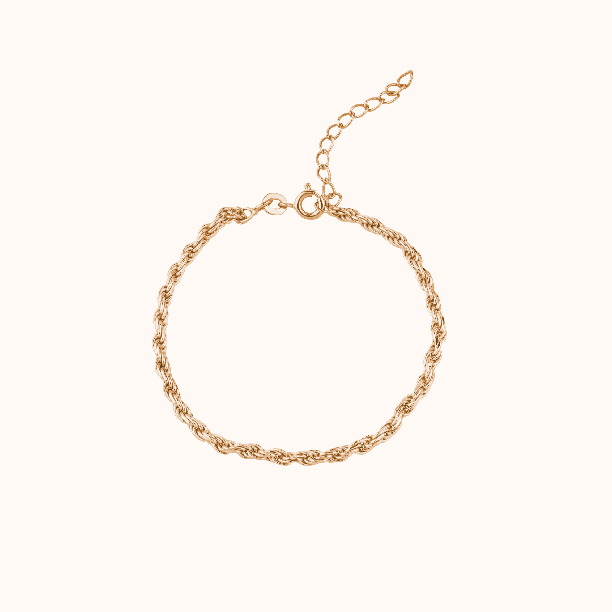 Timeless Silver Rope Chain Bracelet