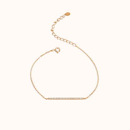 Elegant Diamond Bar Bracelet