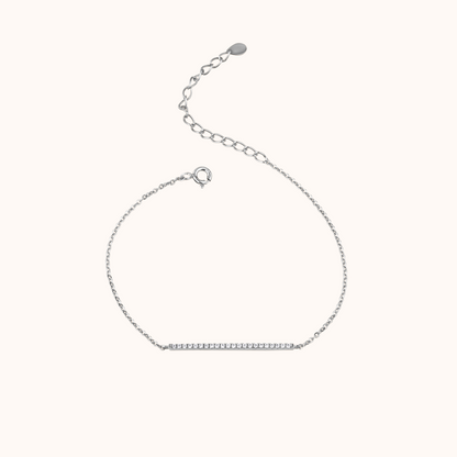 Elegant Diamond Bar Bracelet