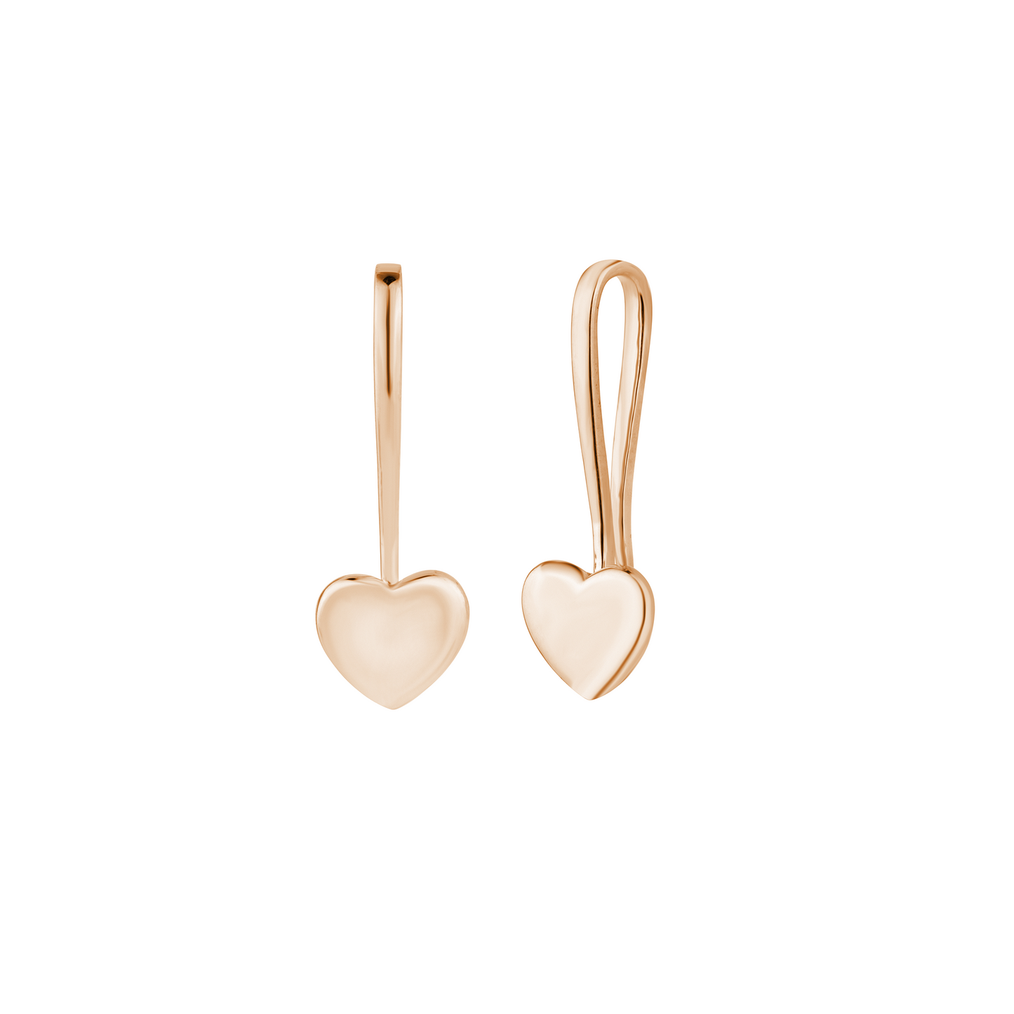 Heart-Shaped Dangle Earring