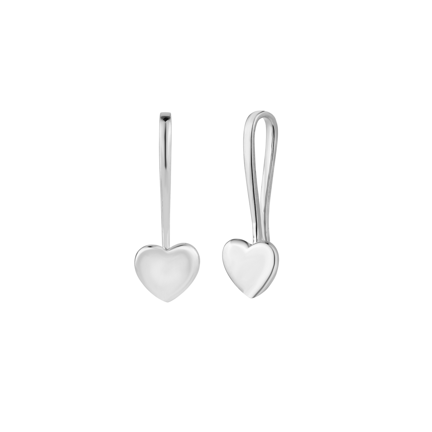 Heart-Shaped Dangle Earring