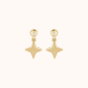 Glistening Star-Shaped Earrings - KYMEE