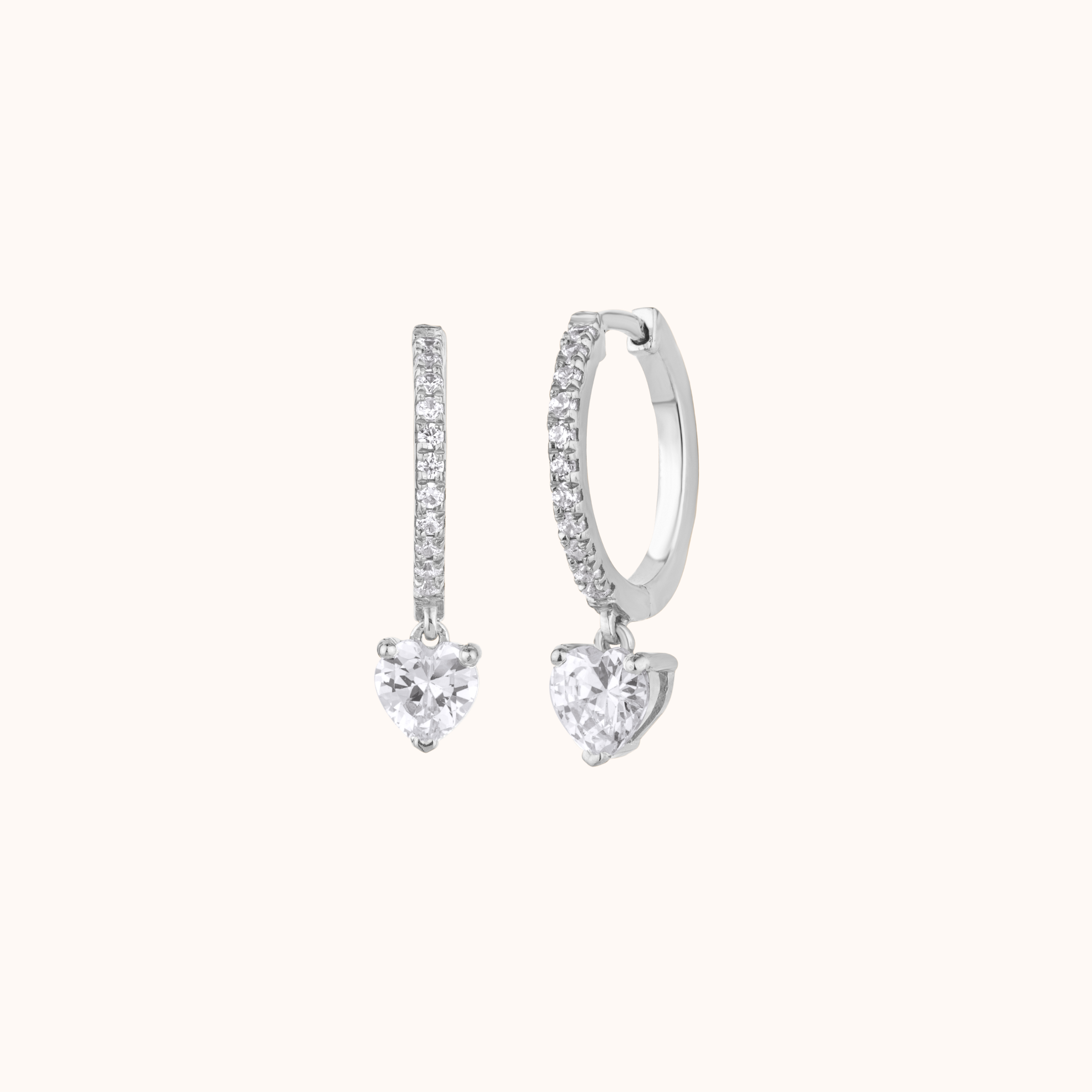 Majestic Heart Shaped Dangles
