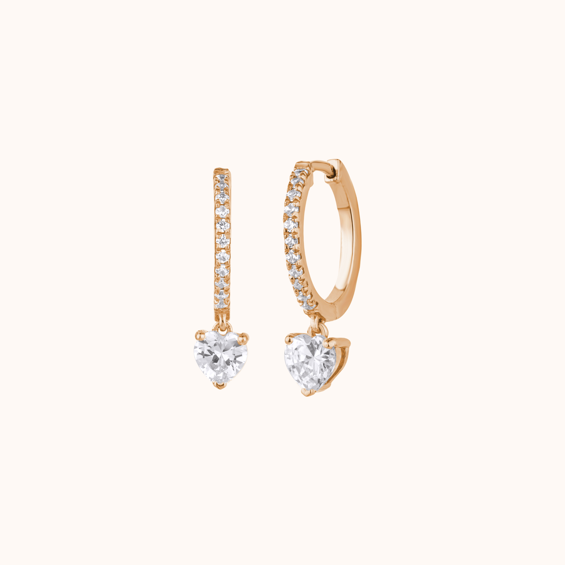 Majestic Heart Shaped Dangles