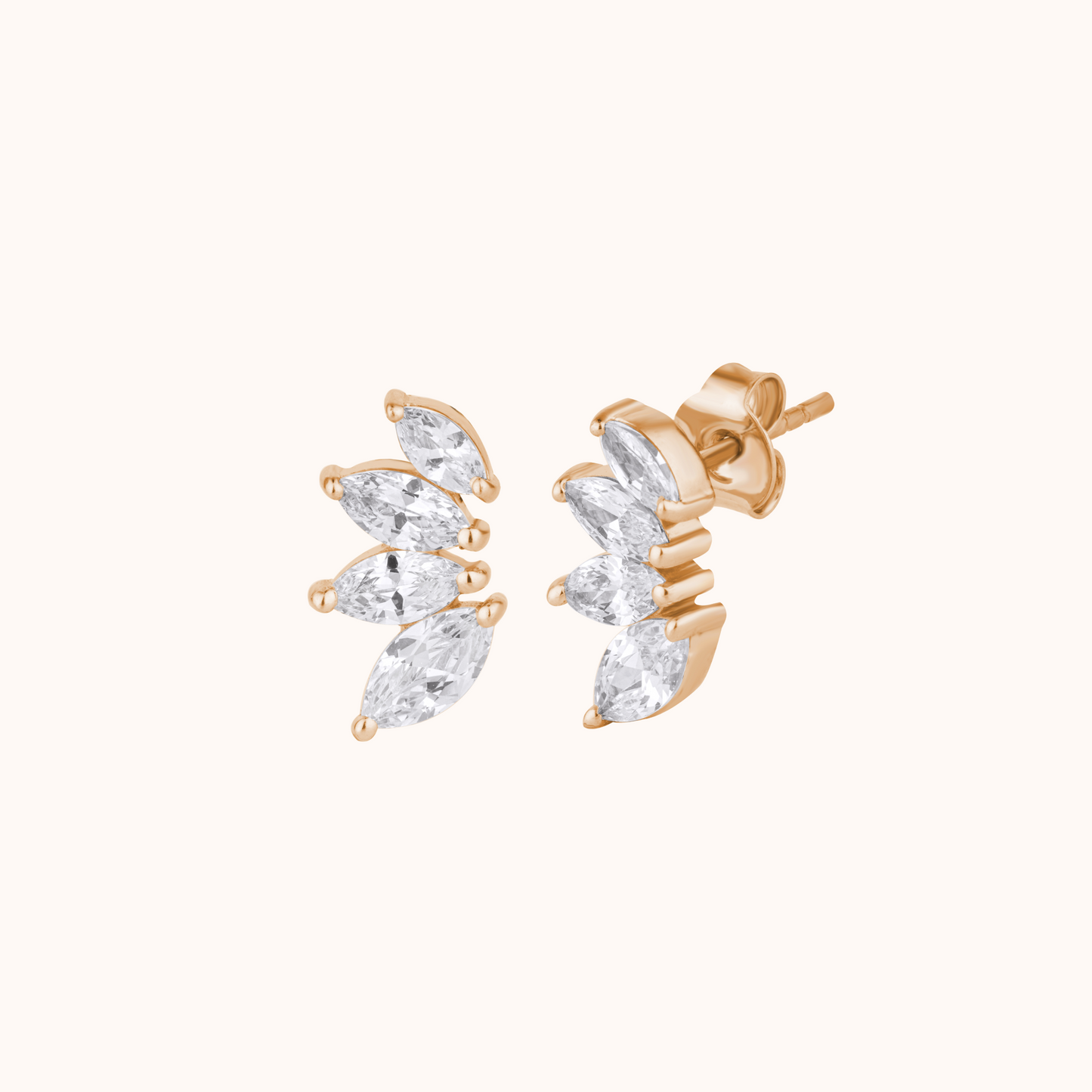 Marquise-Cut sophisticated Earring