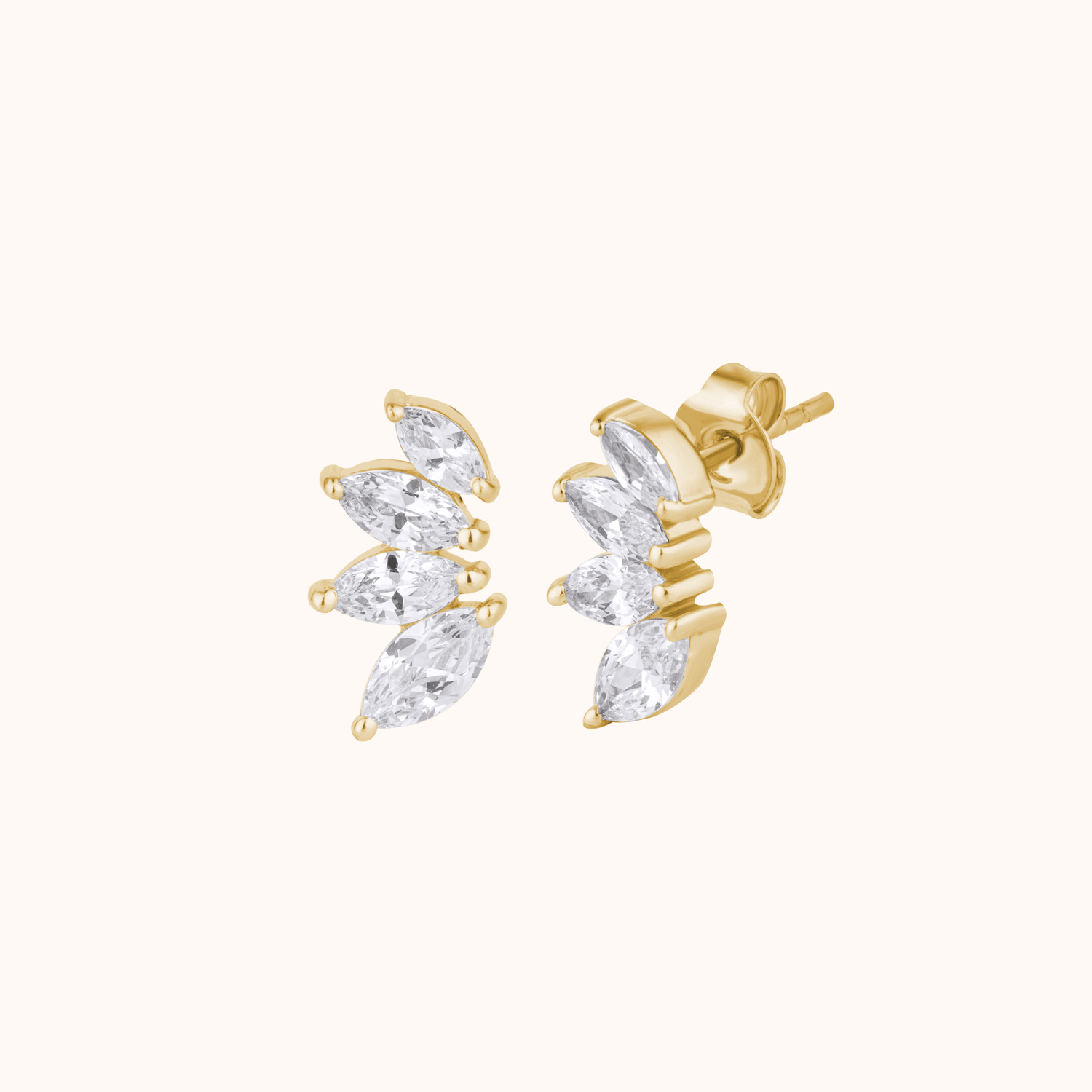 Marquise-Cut sophisticated Earring - KYMEE