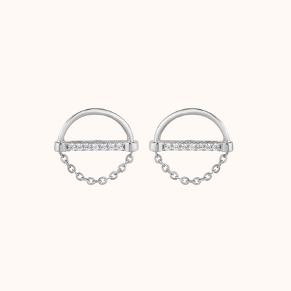 Ethereal Chain Design Earring