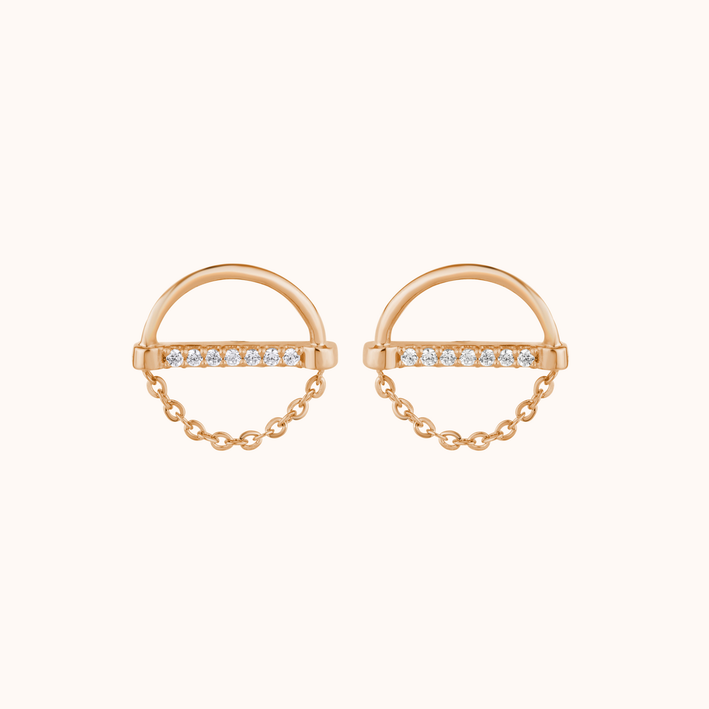 Ethereal Chain Design Earring