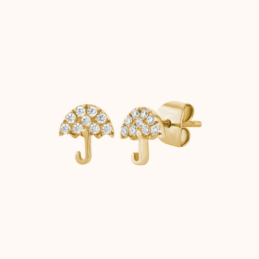 Umbrella Style Diamond Earring