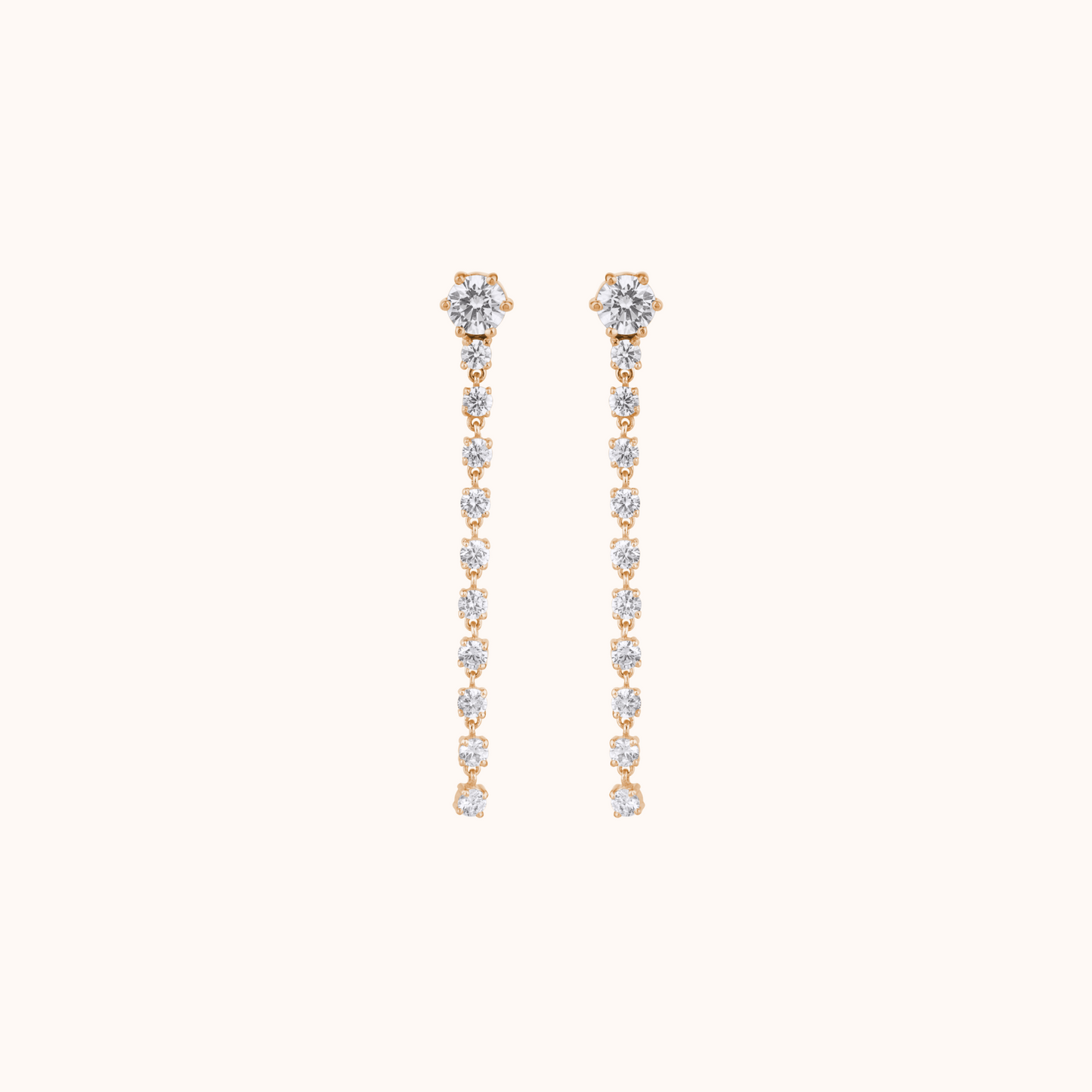 Diamond Linear Earring