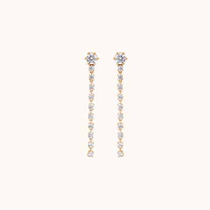 Diamond Linear Earring