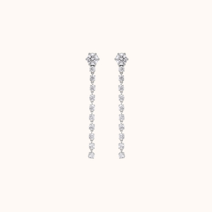 Diamond Linear Earring