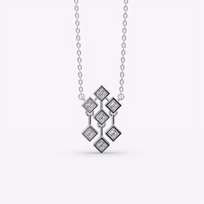 Silver Geometric Necklace