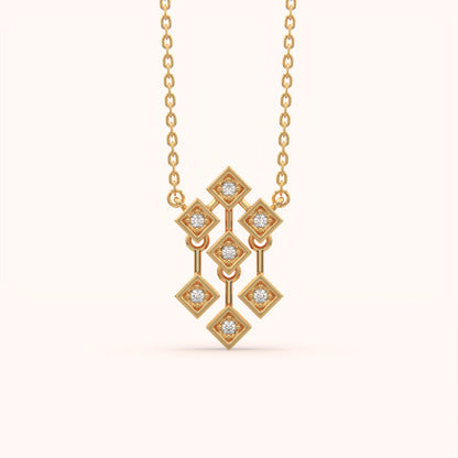 Fancy Diamond Setting Mangalsutra - KYMEE