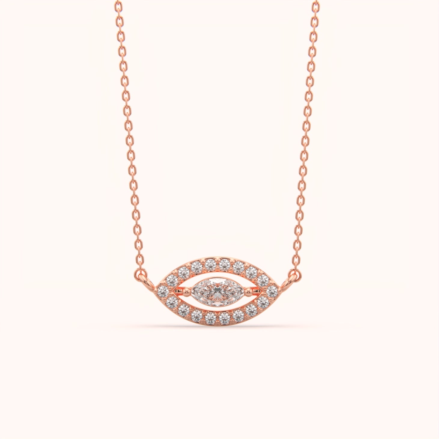 Eye-Catching Diamond Necklace