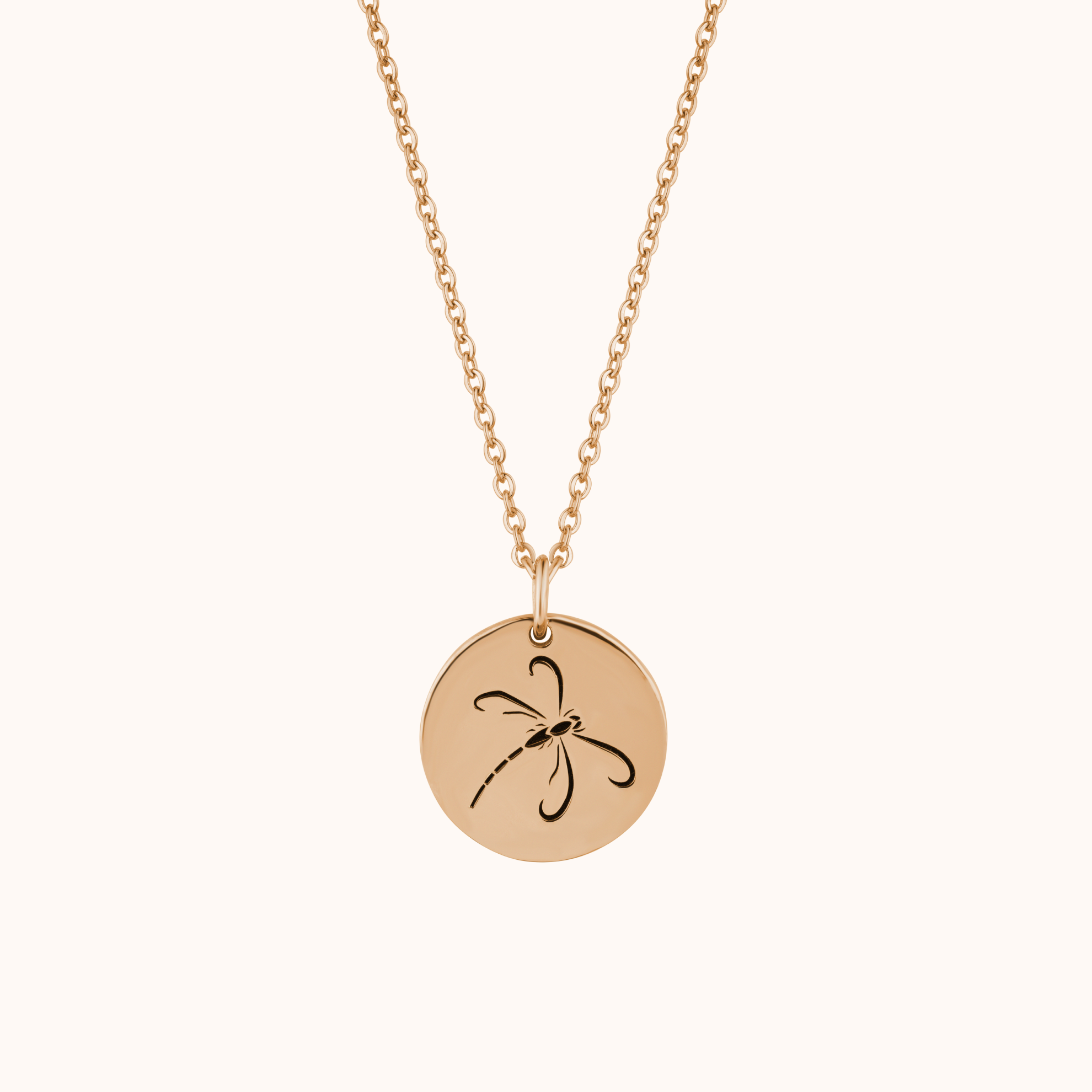 Graceful Dragonfly Print Necklace