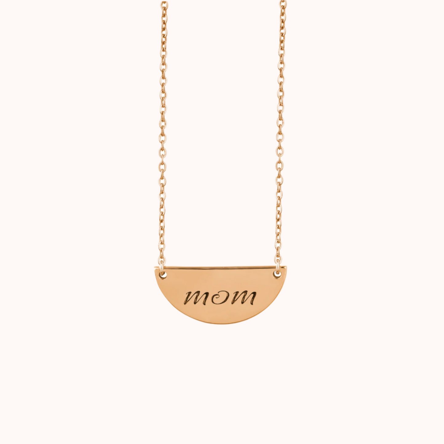 Mom Name Plate Necklace