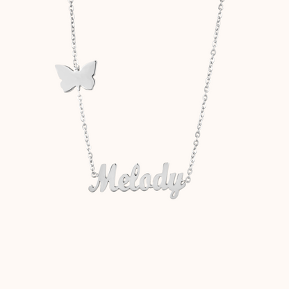 Customize Name Silver Necklace