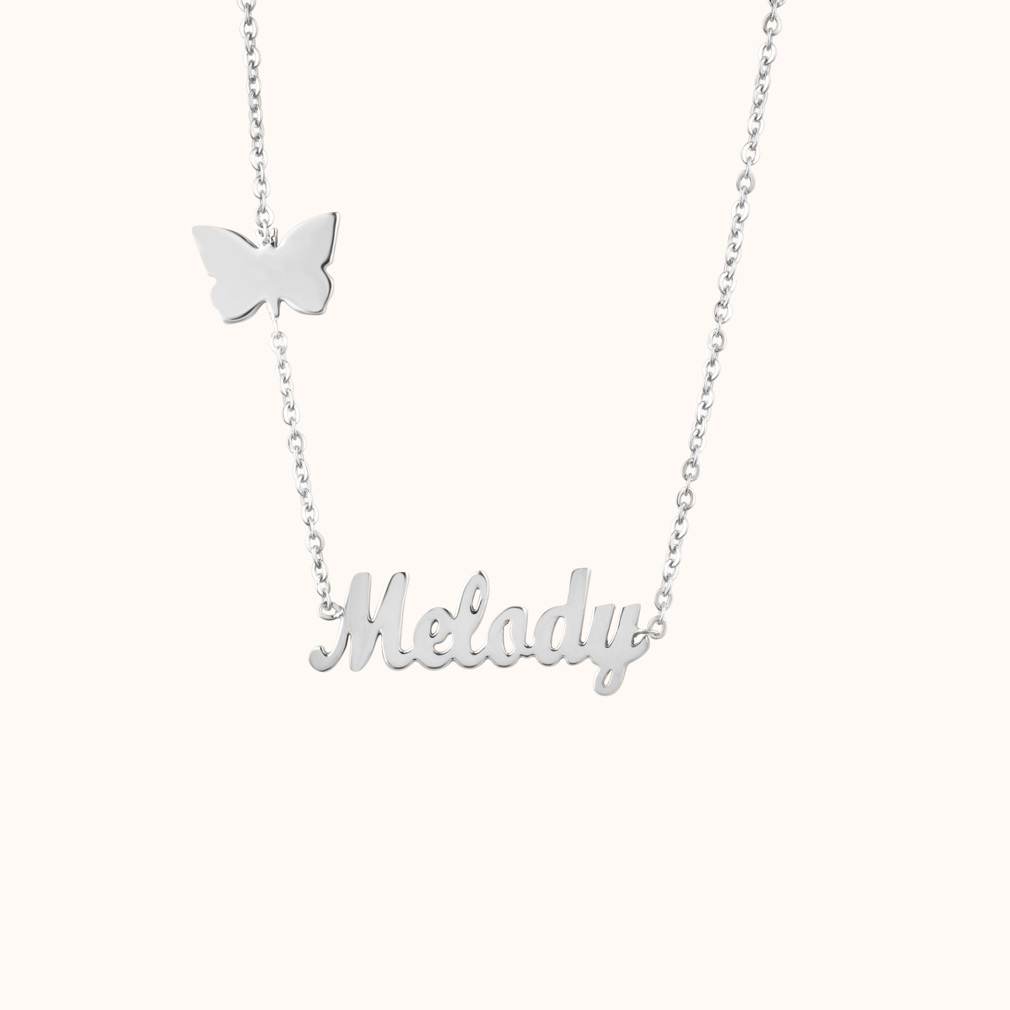 Customize Name Silver Necklace