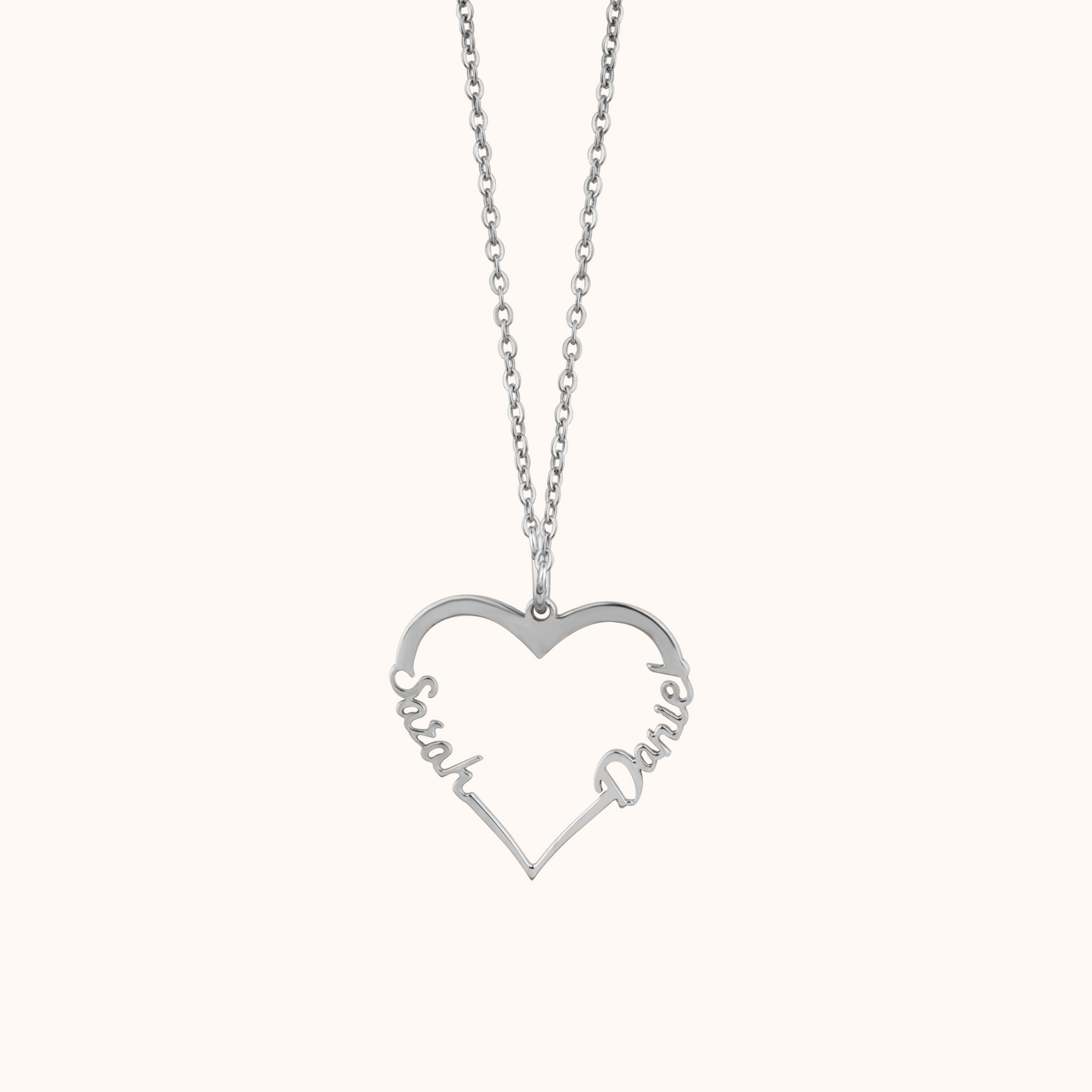 Heart Style Couple Necklace