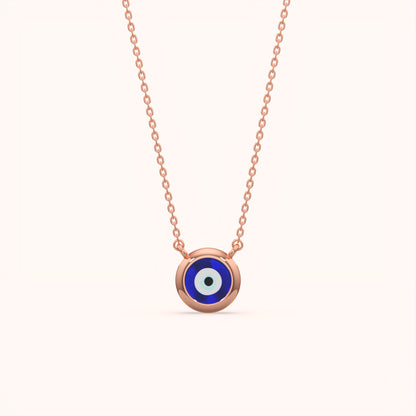 Delicate Evil Eye Pendant