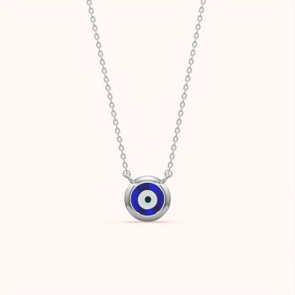 Delicate Evil Eye Pendant