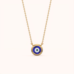 Delicate Evil Eye Pendant - KYMEE