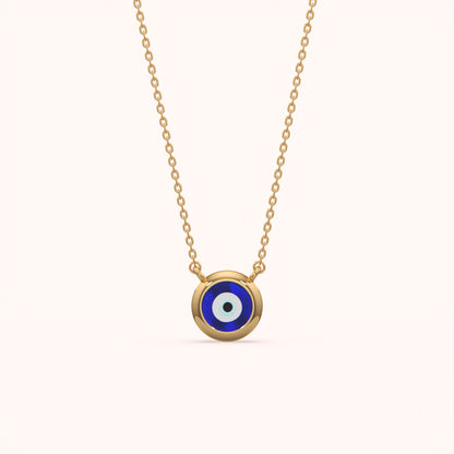 Delicate Evil Eye Pendant
