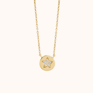 Starry Diamond Charm Necklace - KYMEE