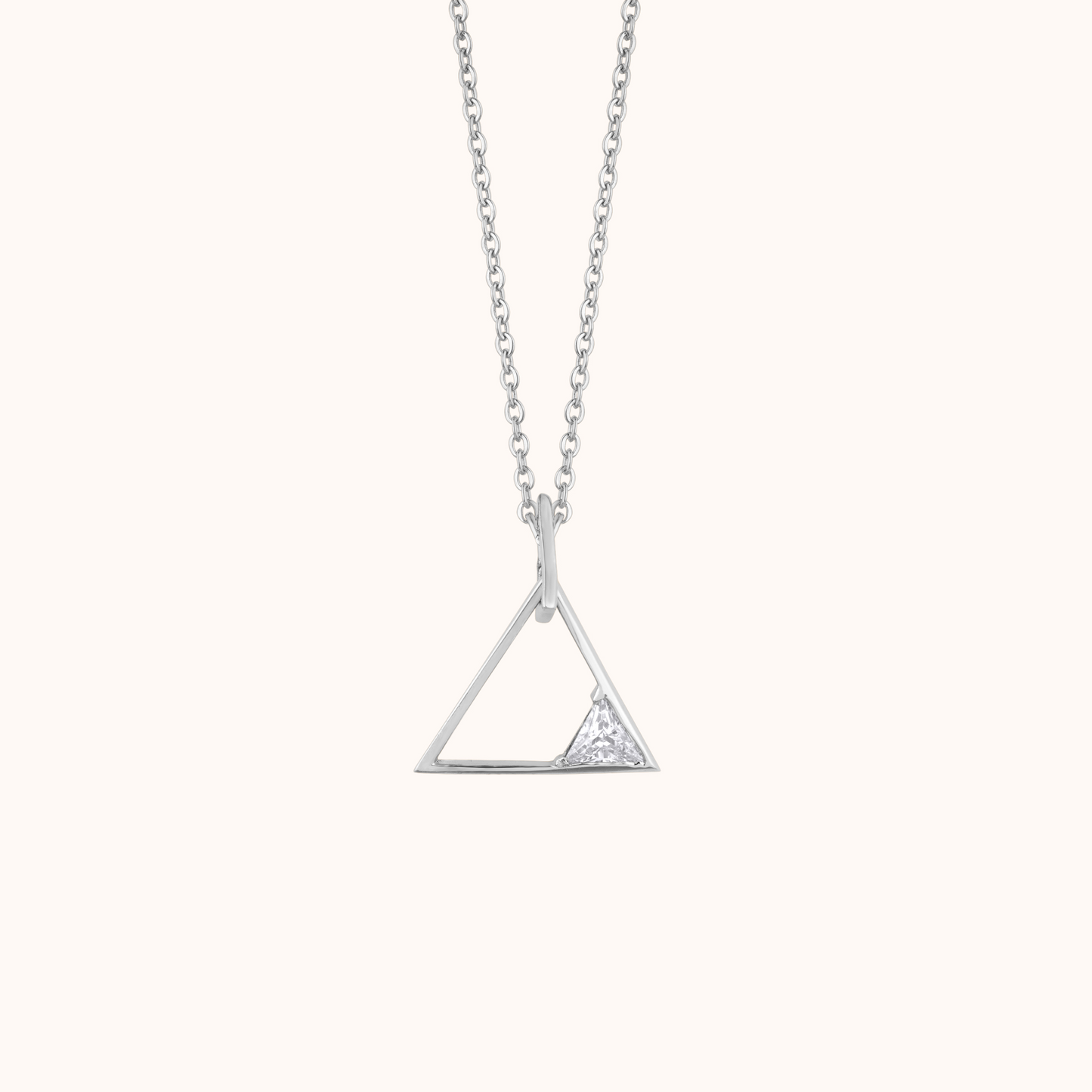 Triangle Diamond Stylish Geometric Pendant