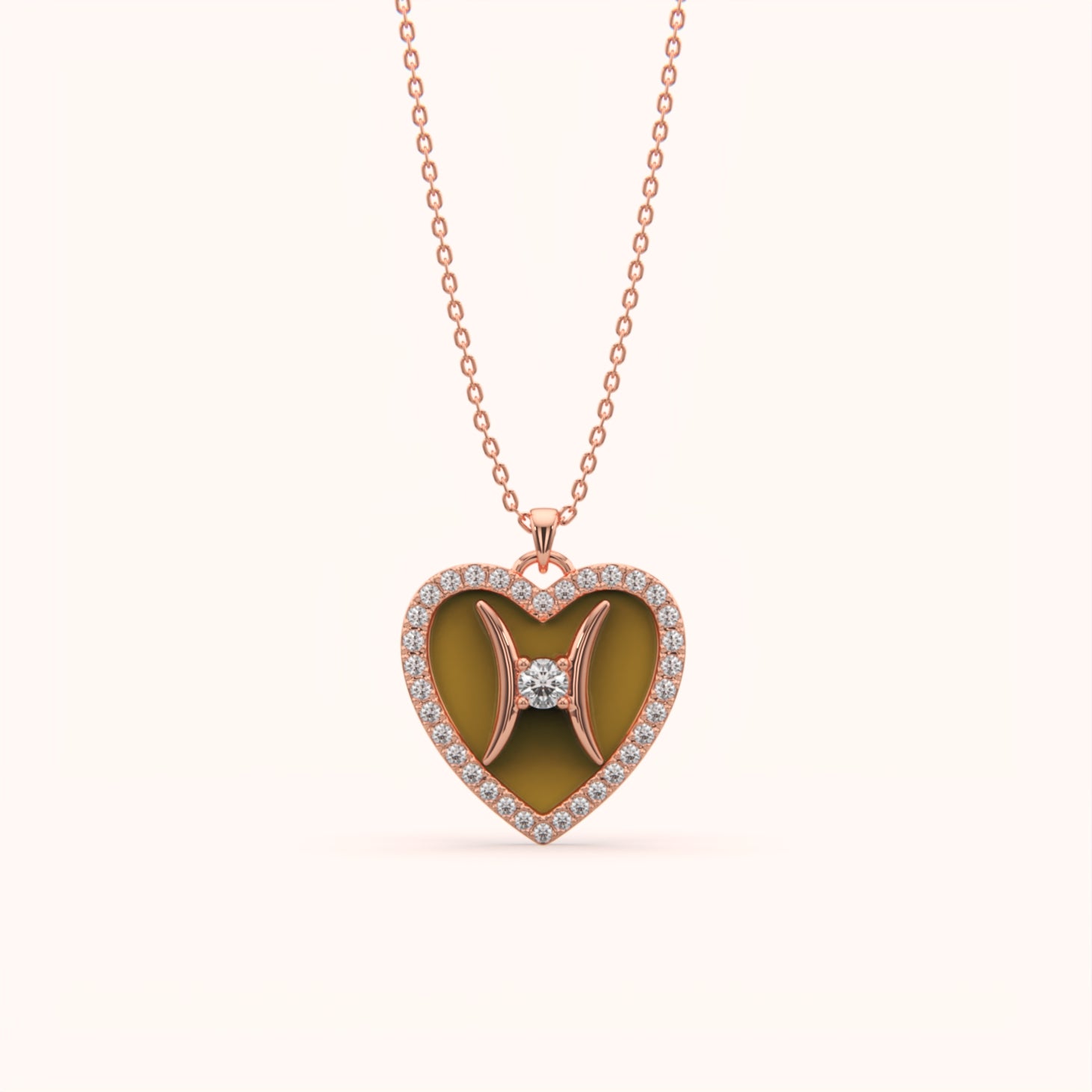Pisces Heart Necklace