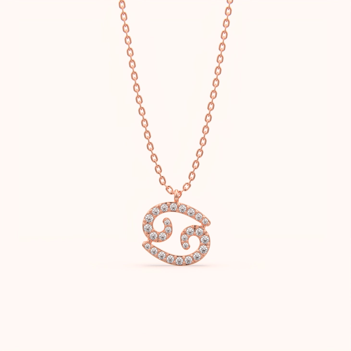 Cancer Zodiac Sign Necklace