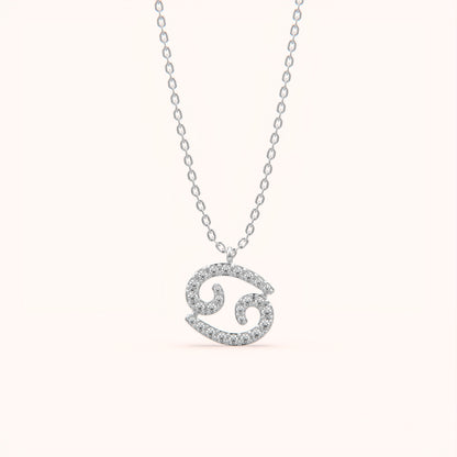 Cancer Zodiac Sign Necklace