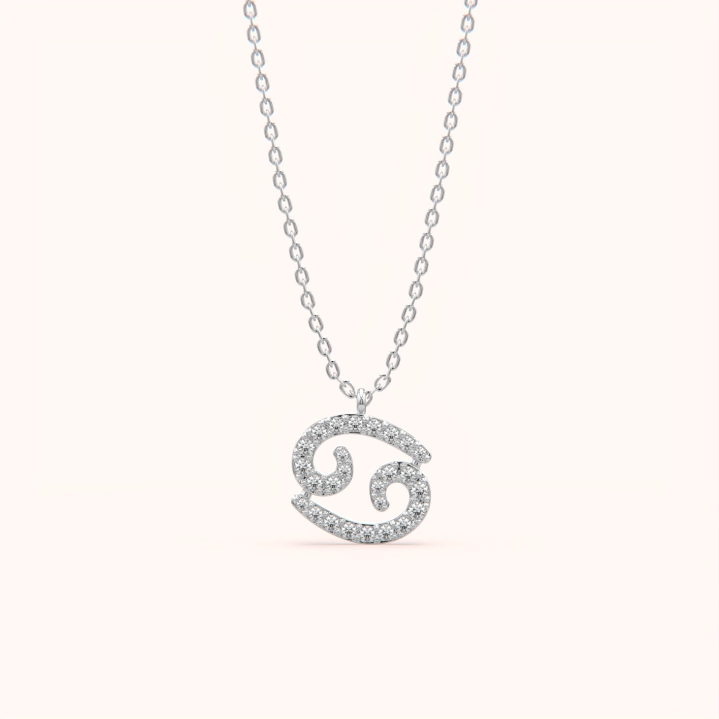 Cancer Zodiac Sign Necklace