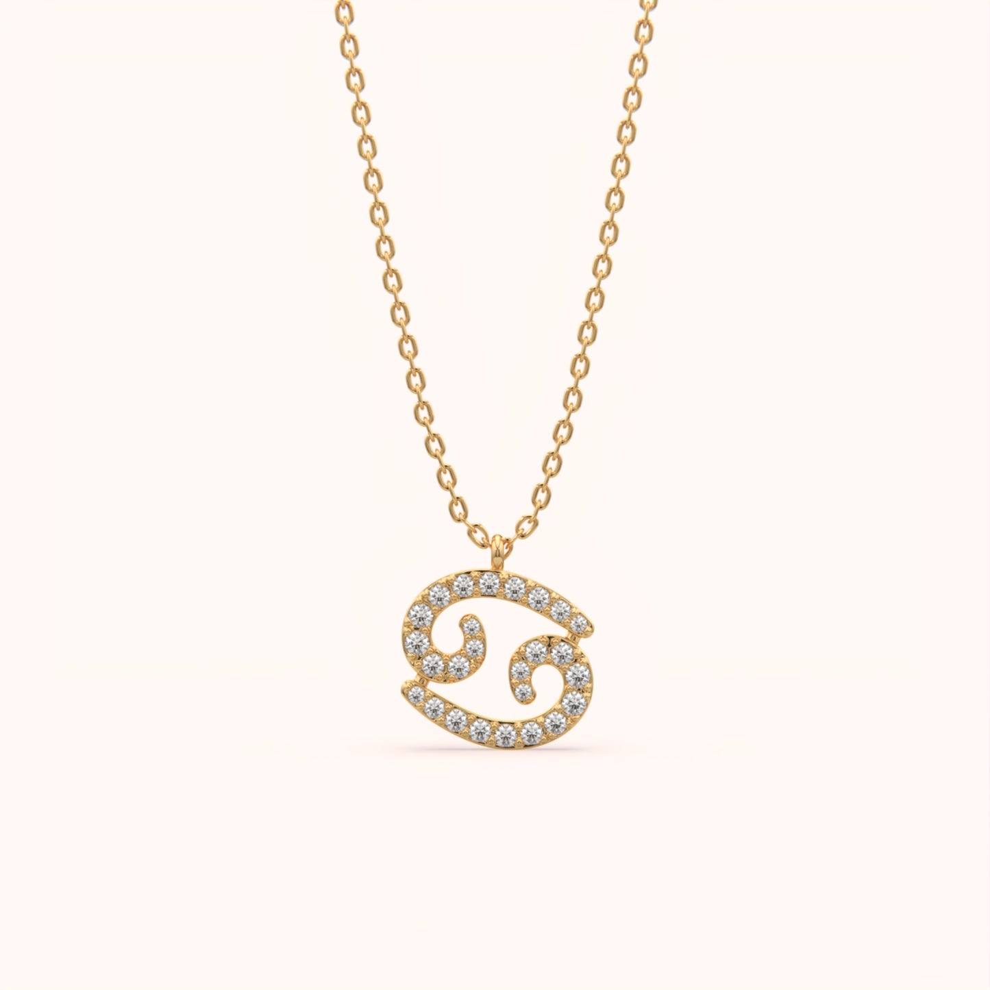 Cancer Zodiac Sign Necklace