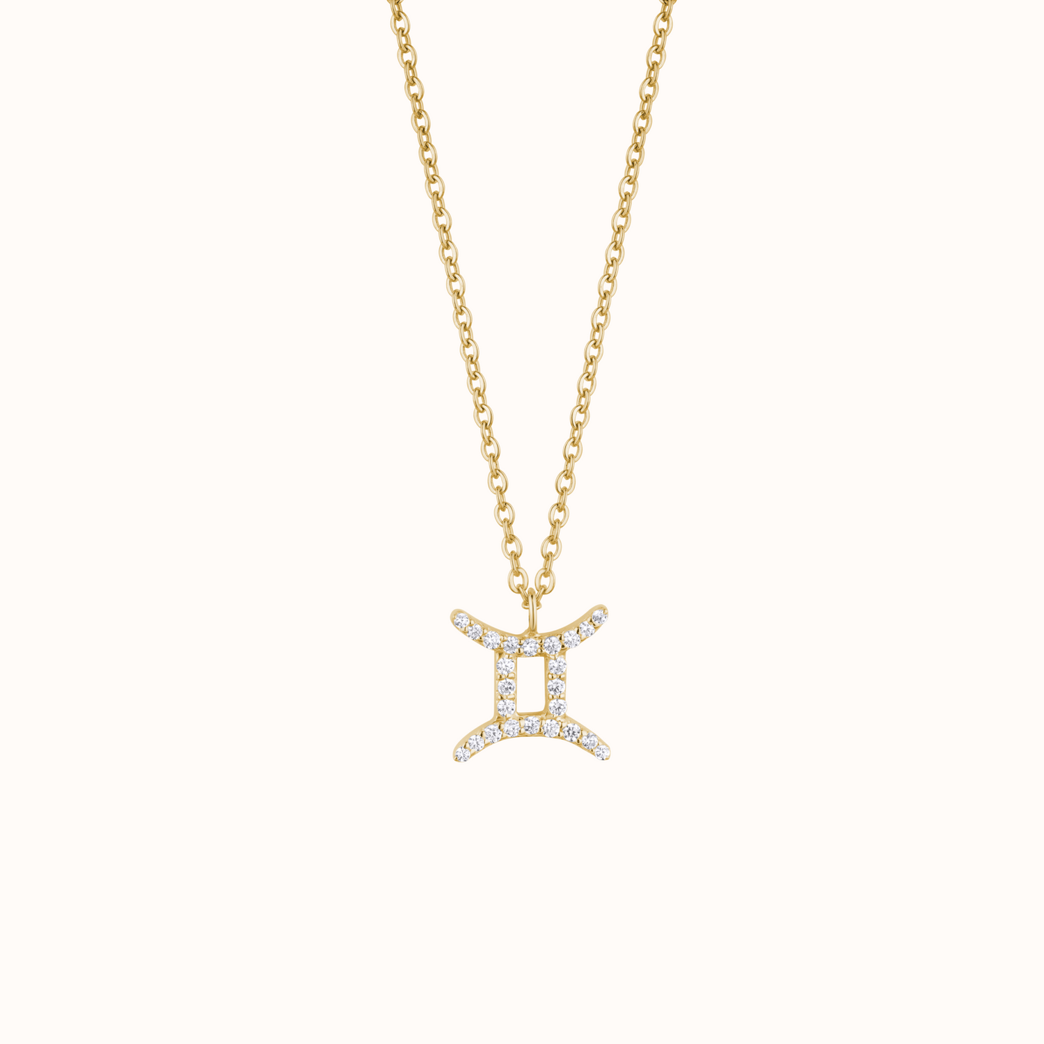 Zodiac Sign Gemini Silver Pendant - KYMEE