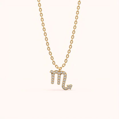 Dazzling Scorpio Zodiac Necklace