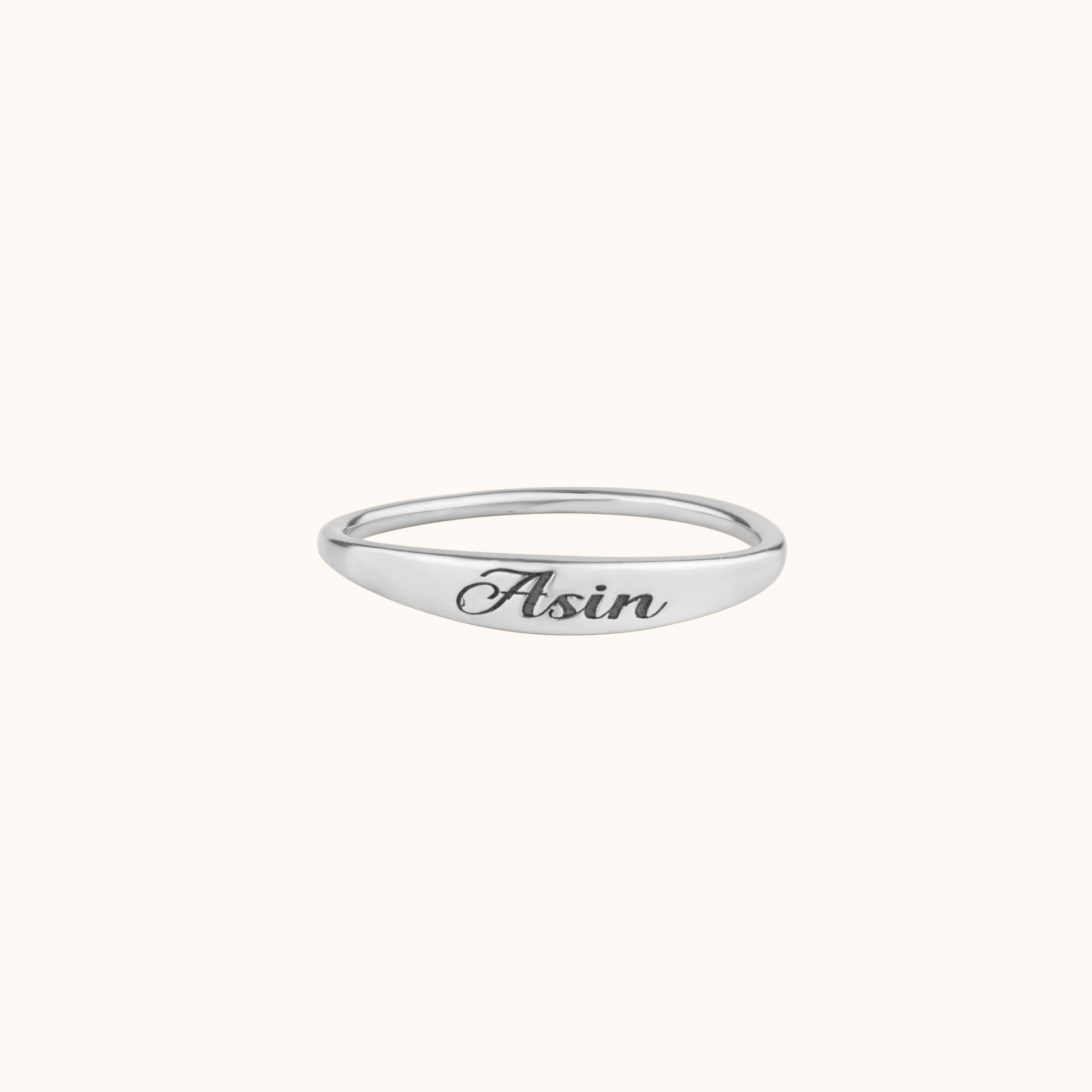 Personalized Name Engraved Ring