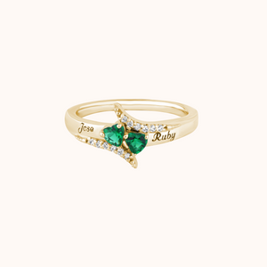 Twilight Embrace Personalized Ring - KYMEE