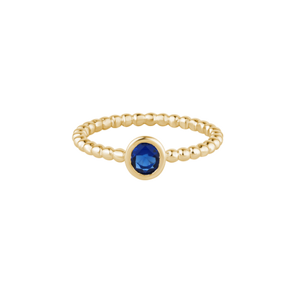 Elegant Blue Stone Ring