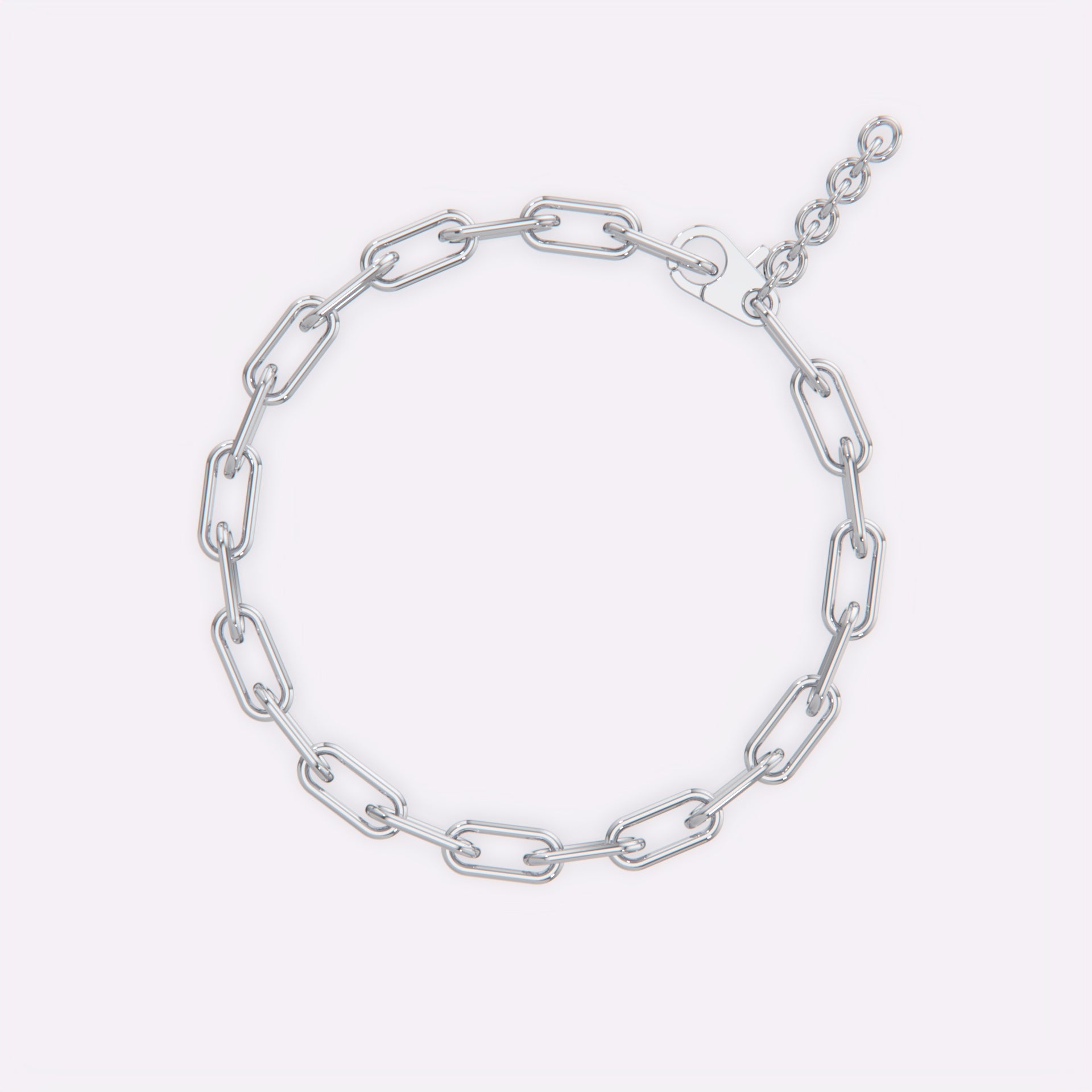 Bold Link Charm Bracelet
