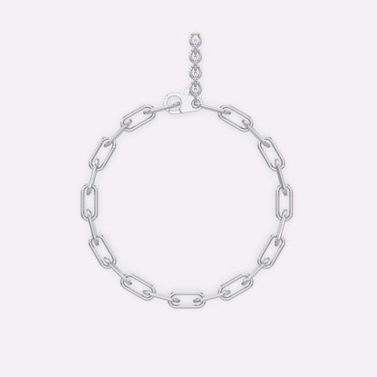 Bold Link Charm Bracelet