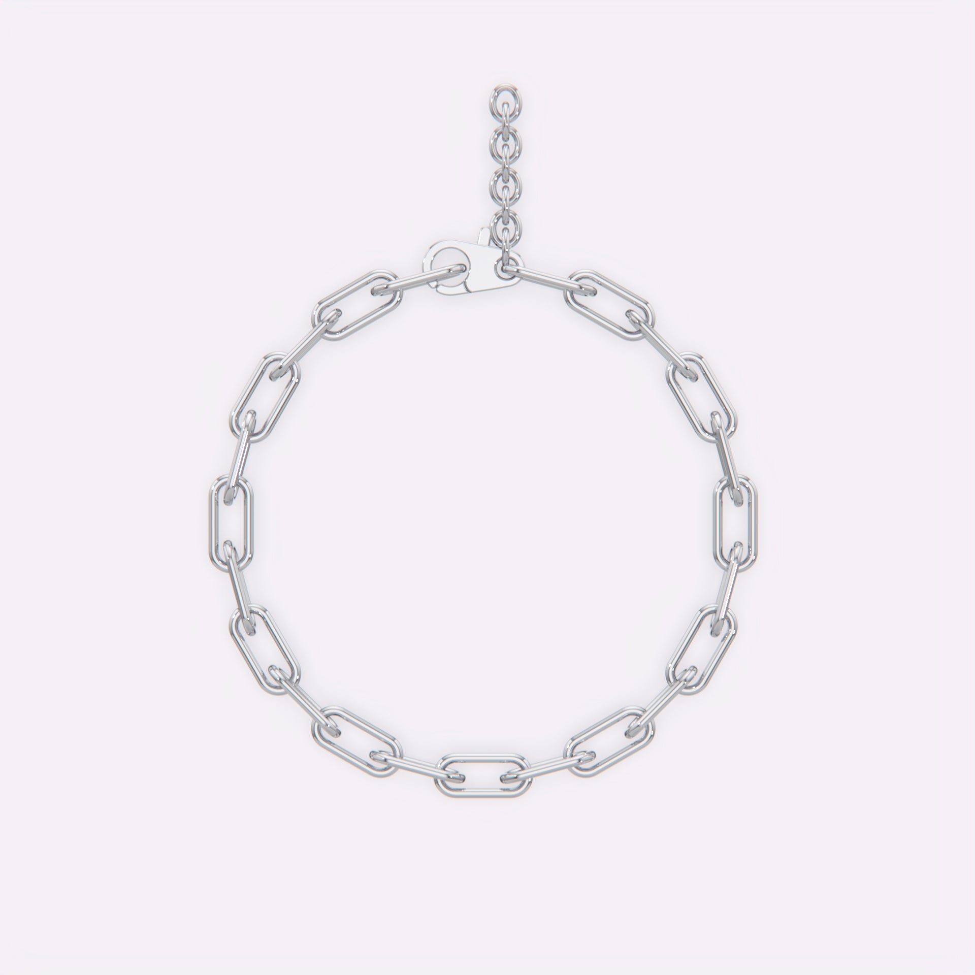 Bold Link Charm Bracelet