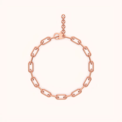 Minimalist Paper Clip Bracelet