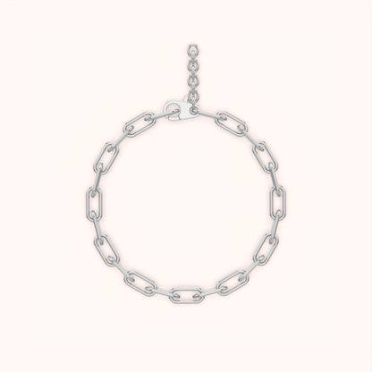 Minimalist Paper Clip Bracelet