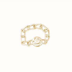 Charming Smiley Face Ring - KYMEE