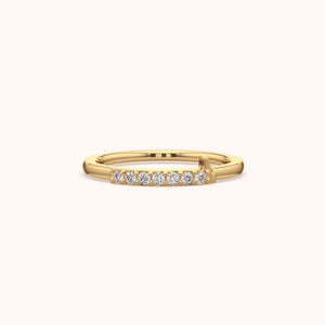 Half Eternity Diamond Band - KYMEE